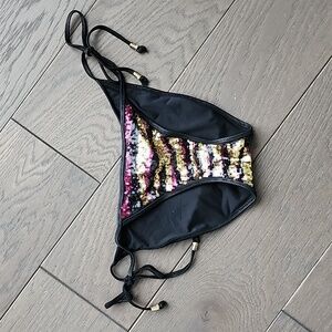 Victoria's Secret Pink Sequin Bikini Bottoms